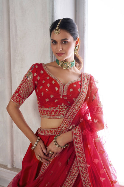 Purple Peacock Designer Lehenga 2133