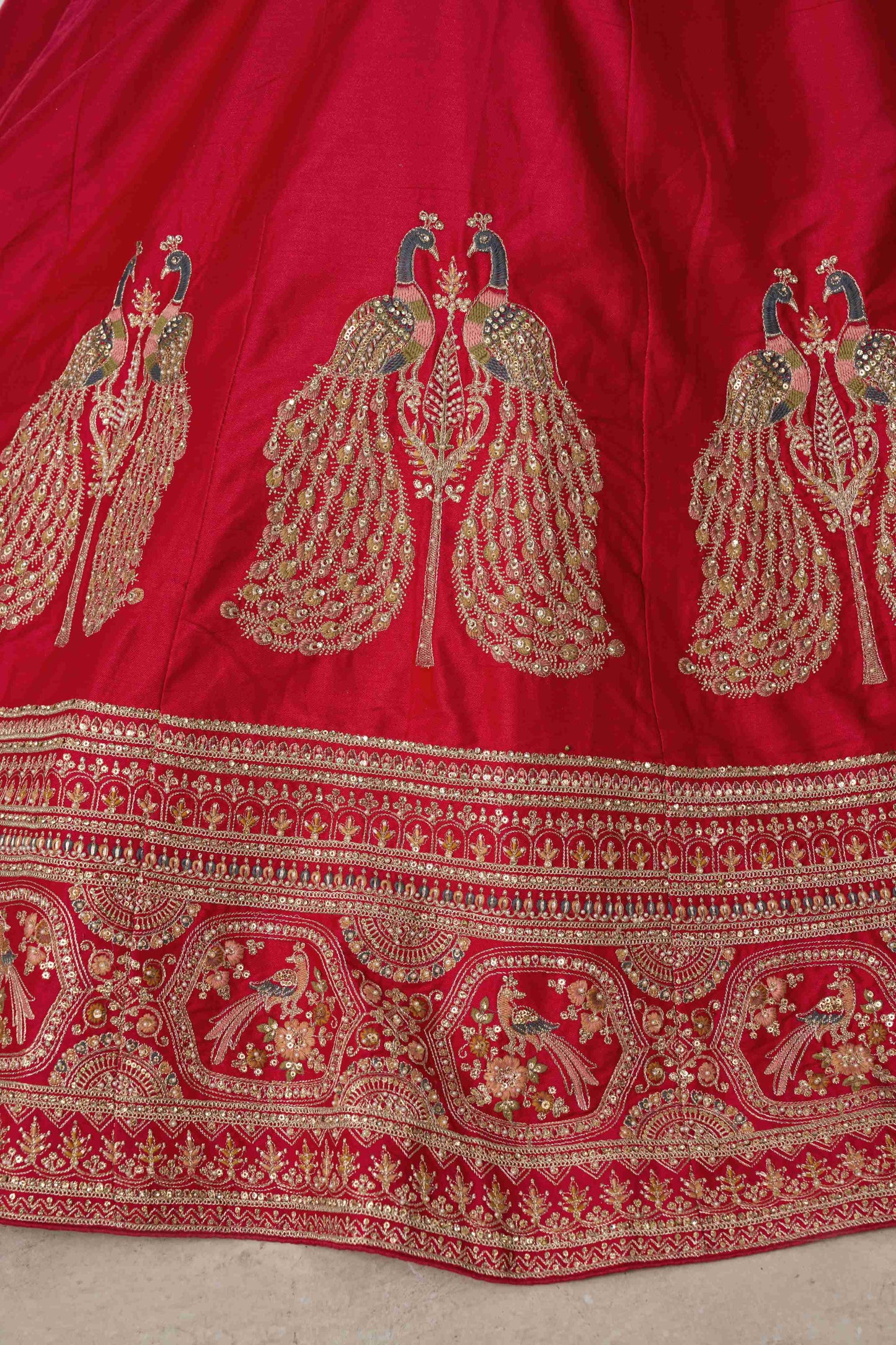 Purple Peacock Designer Lehenga 2133
