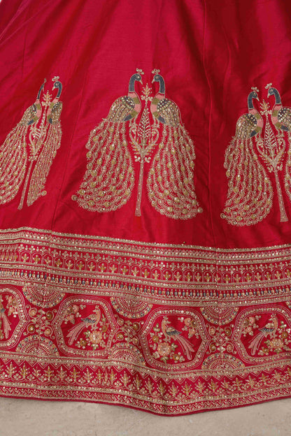 Purple Peacock Designer Lehenga 2133