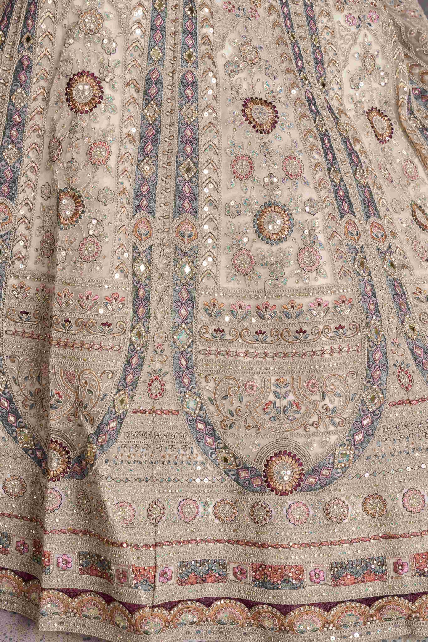 White Designer Lehenga 2146
