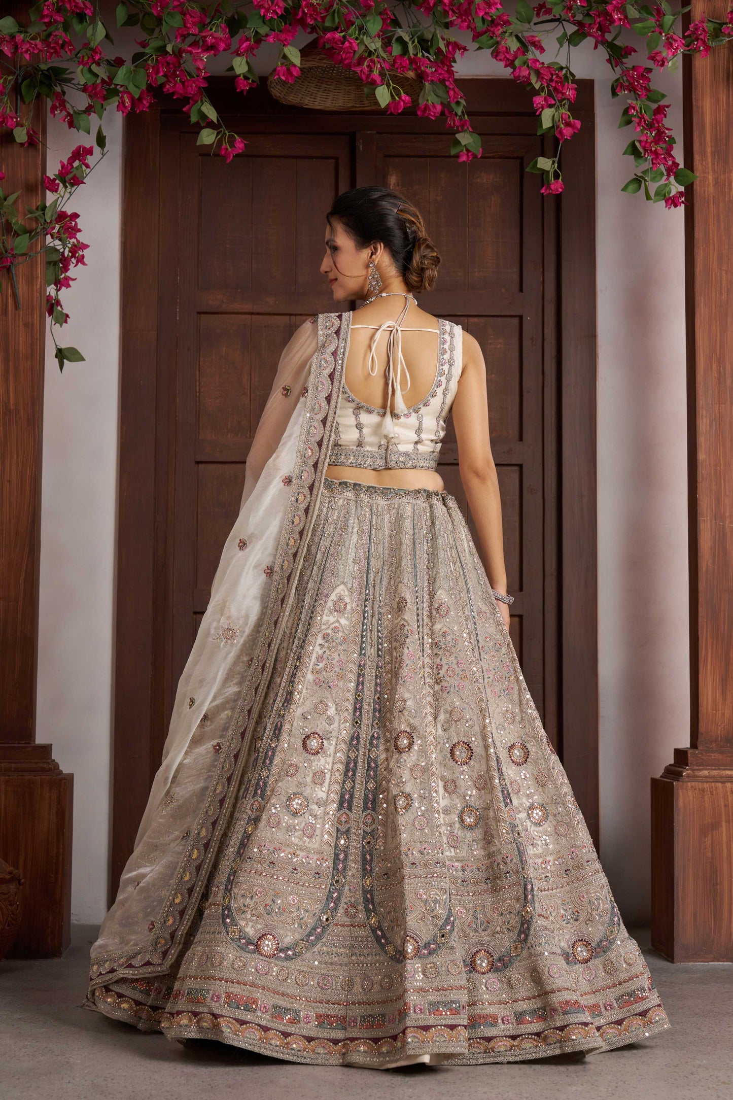 White Designer Lehenga 2146