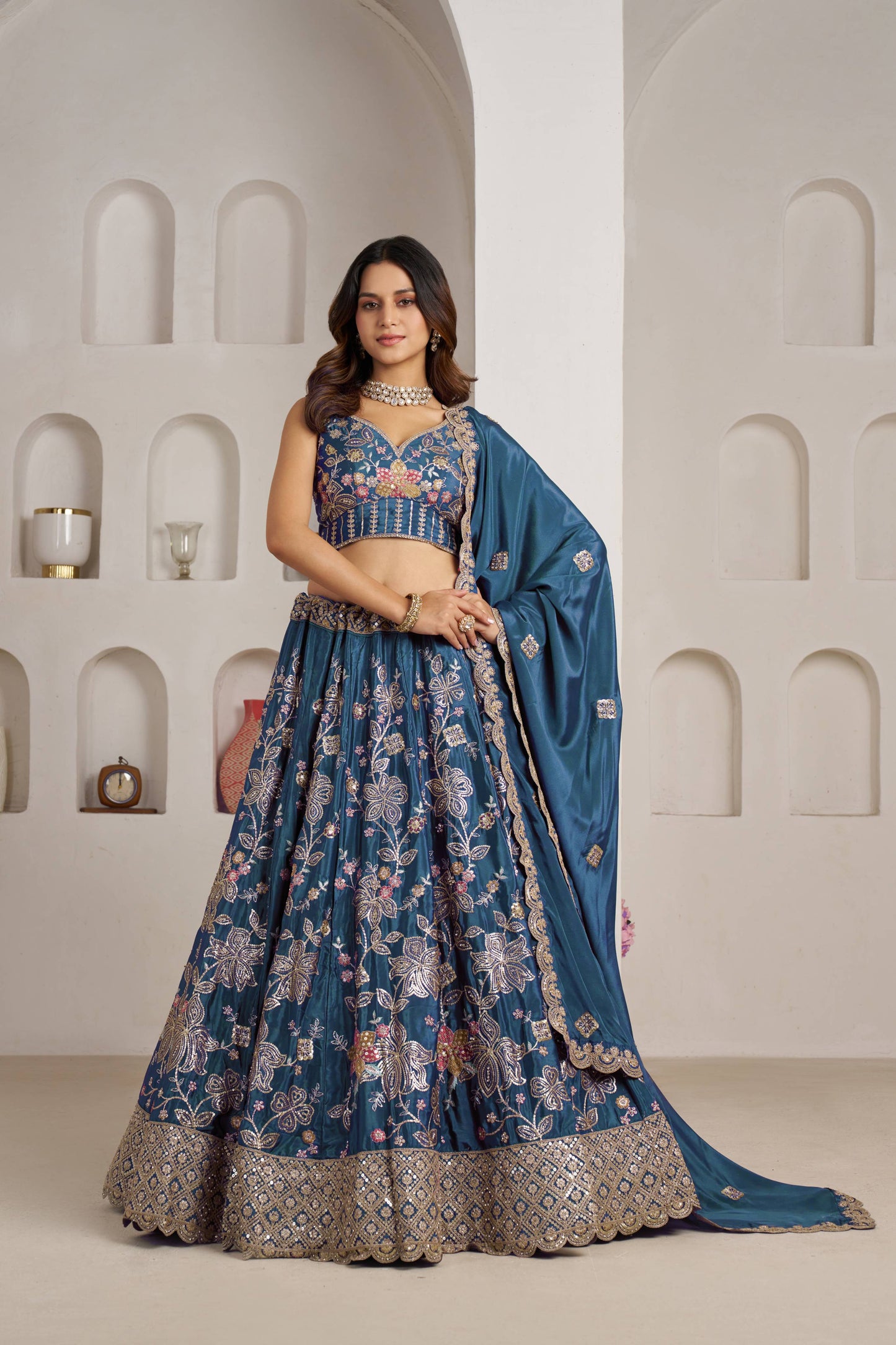 Maroon Designer Lehenga 2160