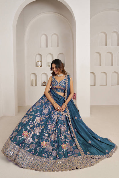 Maroon Designer Lehenga 2160