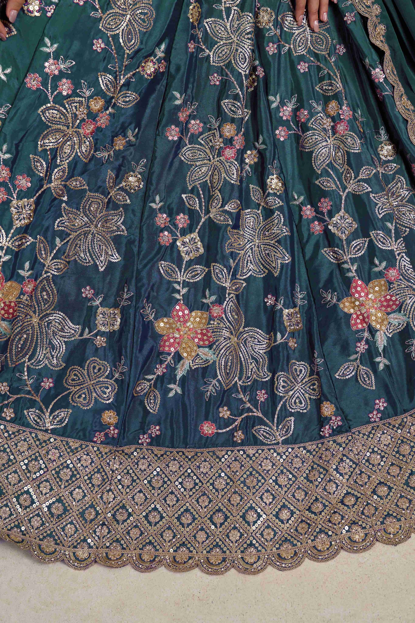 Maroon Designer Lehenga 2160