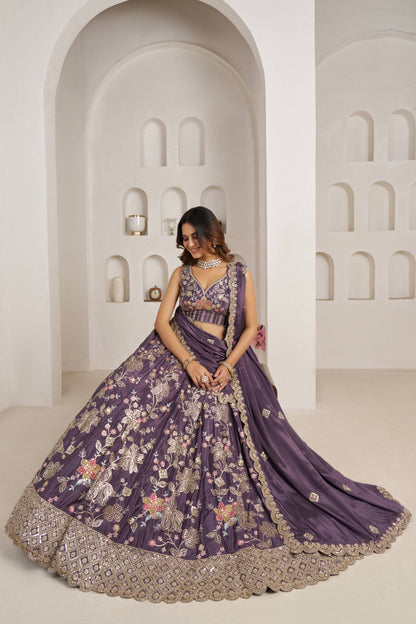 Maroon Designer Lehenga 2160