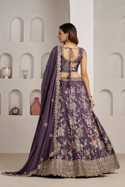 Maroon Designer Lehenga 2160