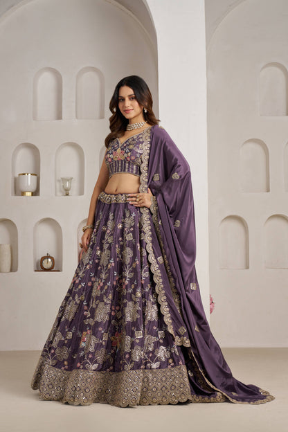 Maroon Designer Lehenga 2160