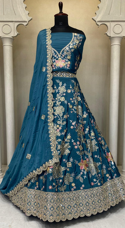 Maroon Designer Lehenga 2160