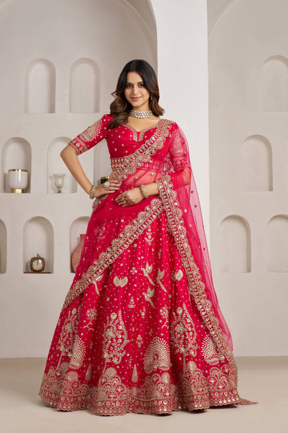 Purple Peacock Designer Lehenga 2172