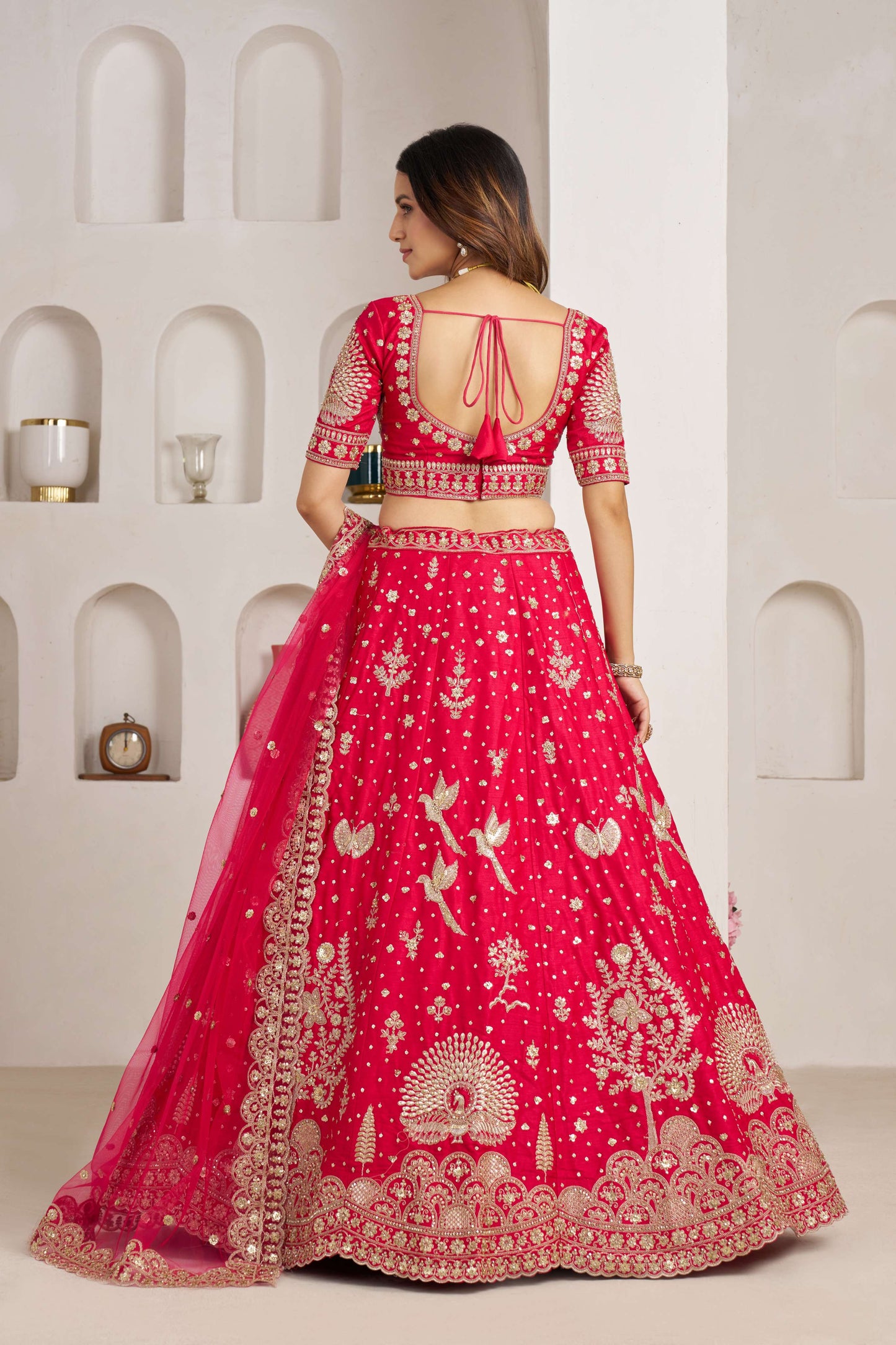 Purple Peacock Designer Lehenga 2172