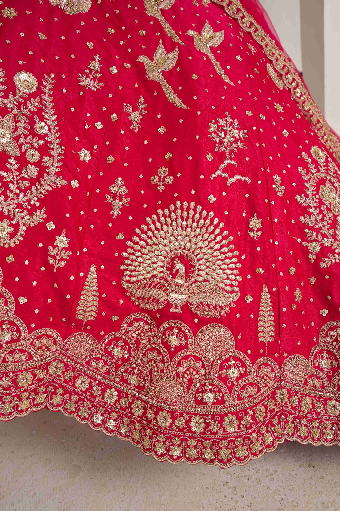 Purple Peacock Designer Lehenga 2172