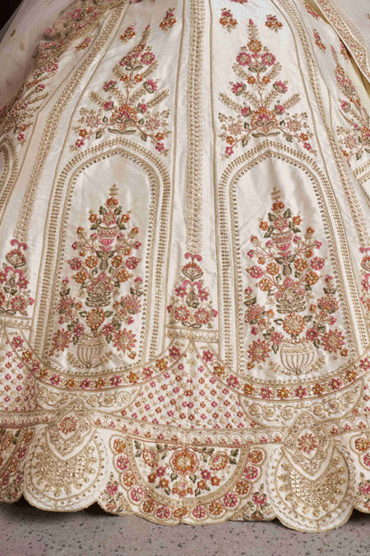 White Designer Lehenga 2173