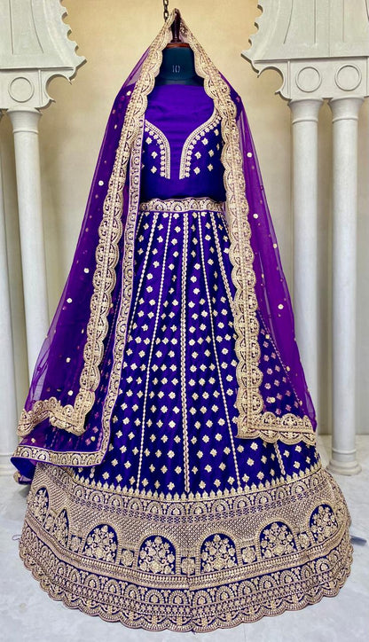 Rani Pink Designer Lehenga 2175