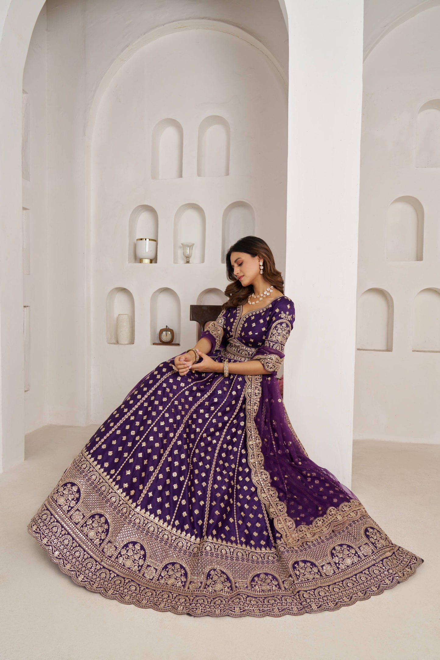 Rani Pink Designer Lehenga 2175