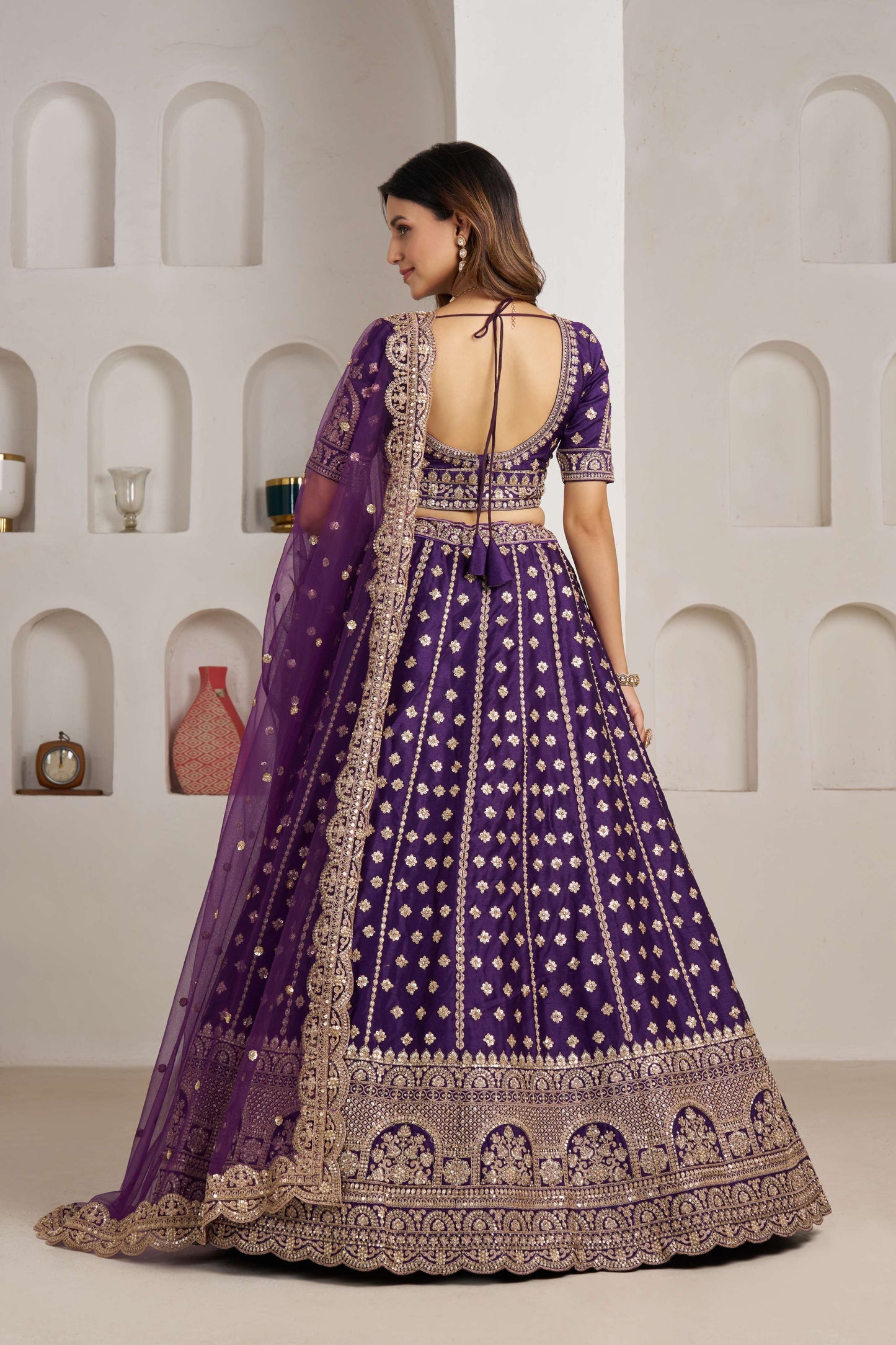 Rani Pink Designer Lehenga 2175