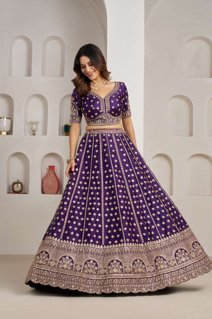 Rani Pink Designer Lehenga 2175