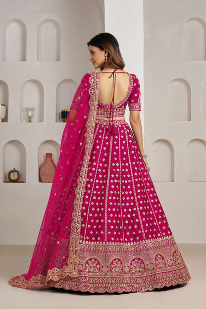 Rani Pink Designer Lehenga 2175