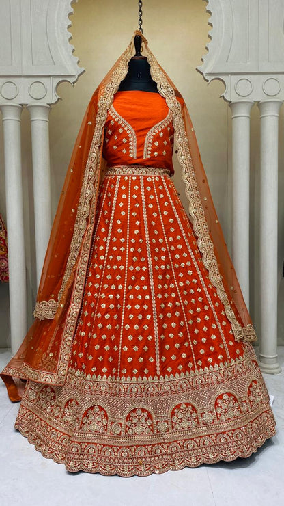 Rani Pink Designer Lehenga 2175