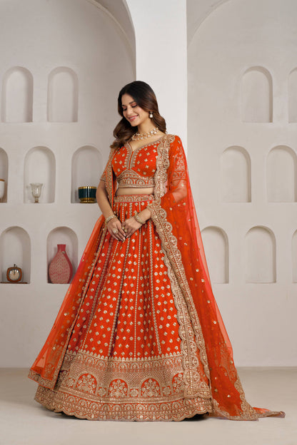 Rani Pink Designer Lehenga 2175
