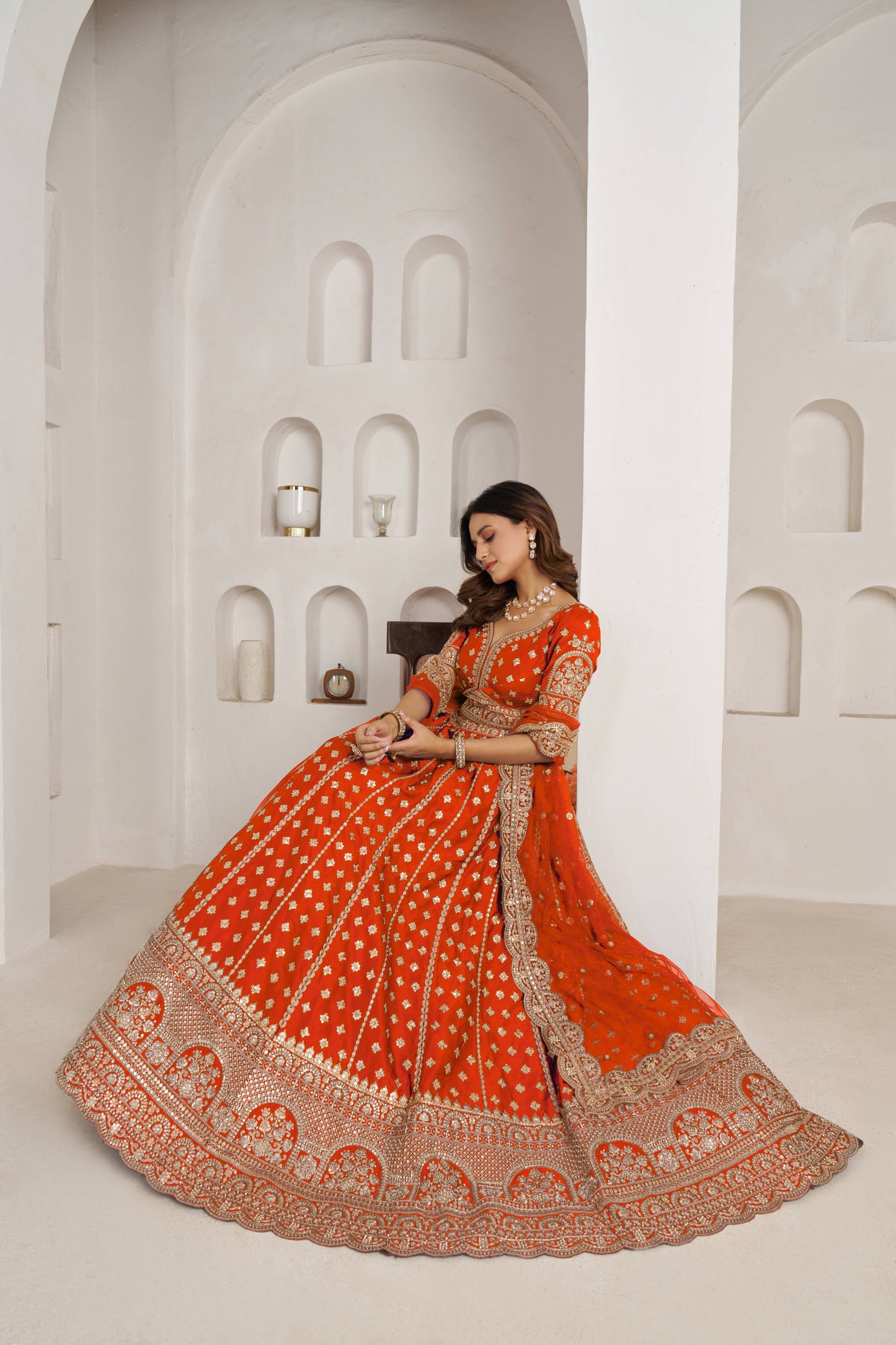 Rani Pink Designer Lehenga 2175