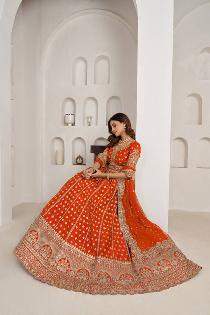 Rani Pink Designer Lehenga 2175