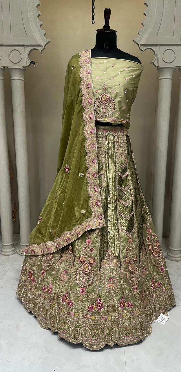 Baby Pink Designer Lehenga 2178