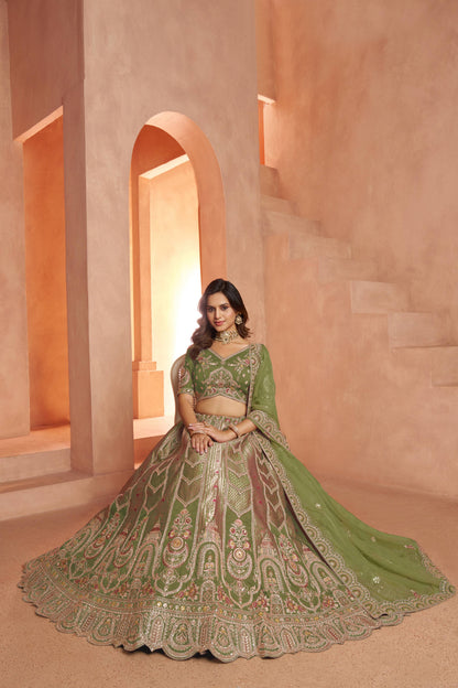 Baby Pink Designer Lehenga 2178