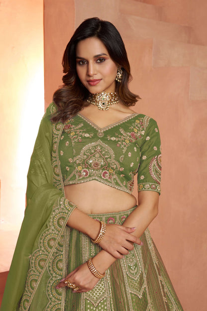 Baby Pink Designer Lehenga 2178