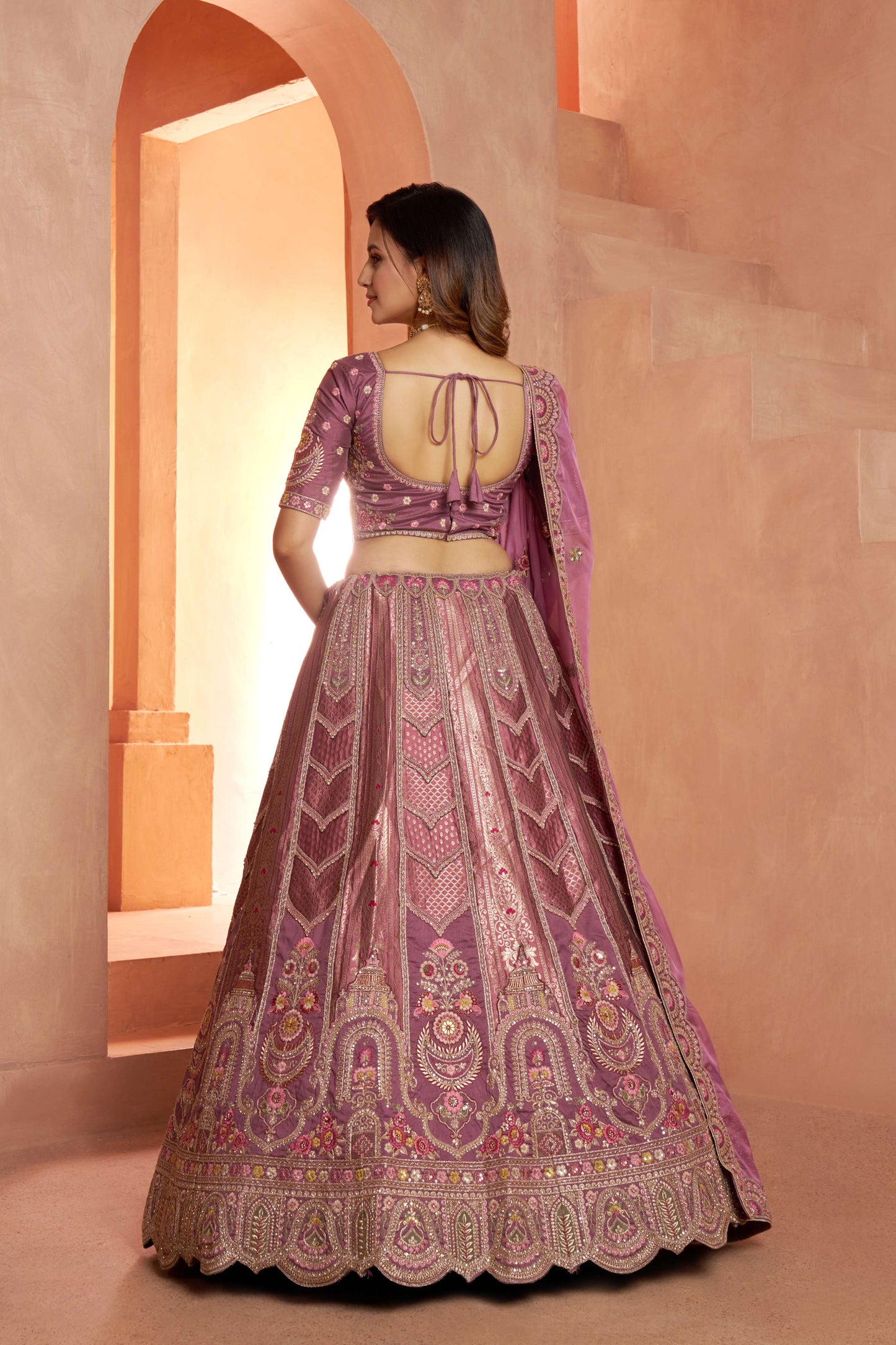 Baby Pink Designer Lehenga 2178