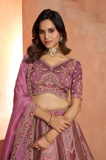 Baby Pink Designer Lehenga 2178