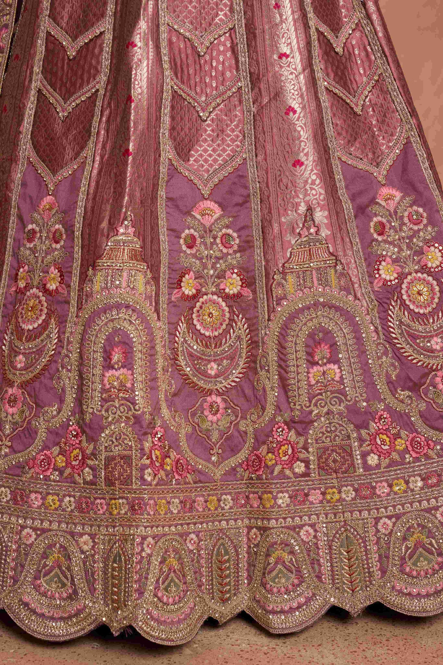Baby Pink Designer Lehenga 2178