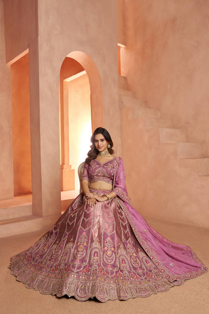 Baby Pink Designer Lehenga 2178