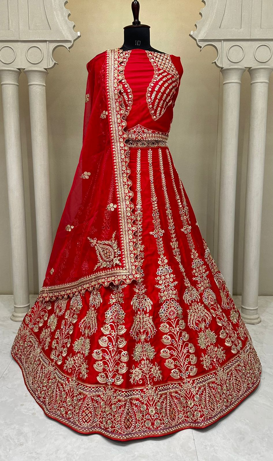 Rani Pink Designer Lehenga 2192