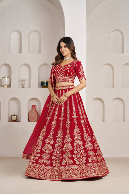 Rani Pink Designer Lehenga 2192