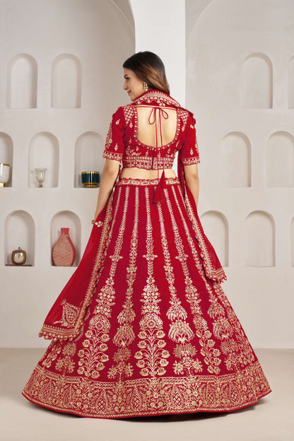 Rani Pink Designer Lehenga 2192