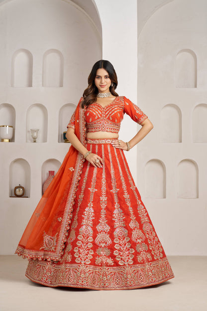 Rani Pink Designer Lehenga 2192