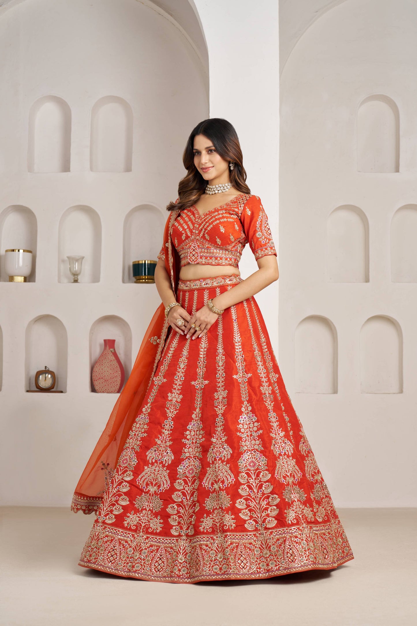 Rani Pink Designer Lehenga 2192