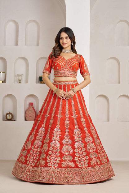 Rani Pink Designer Lehenga 2192