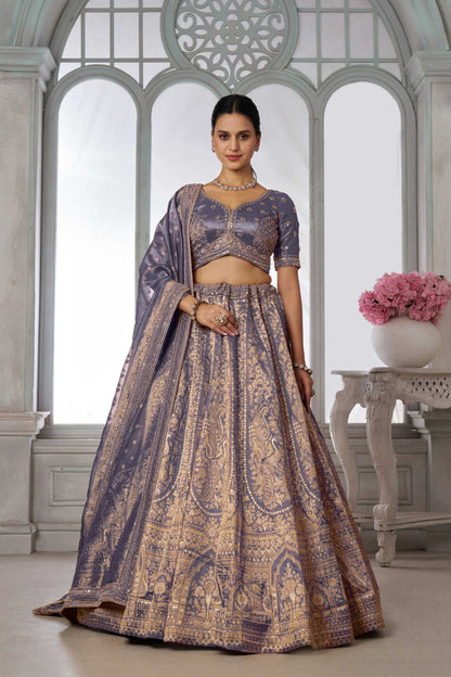Lavender Designer Lehenga 2210