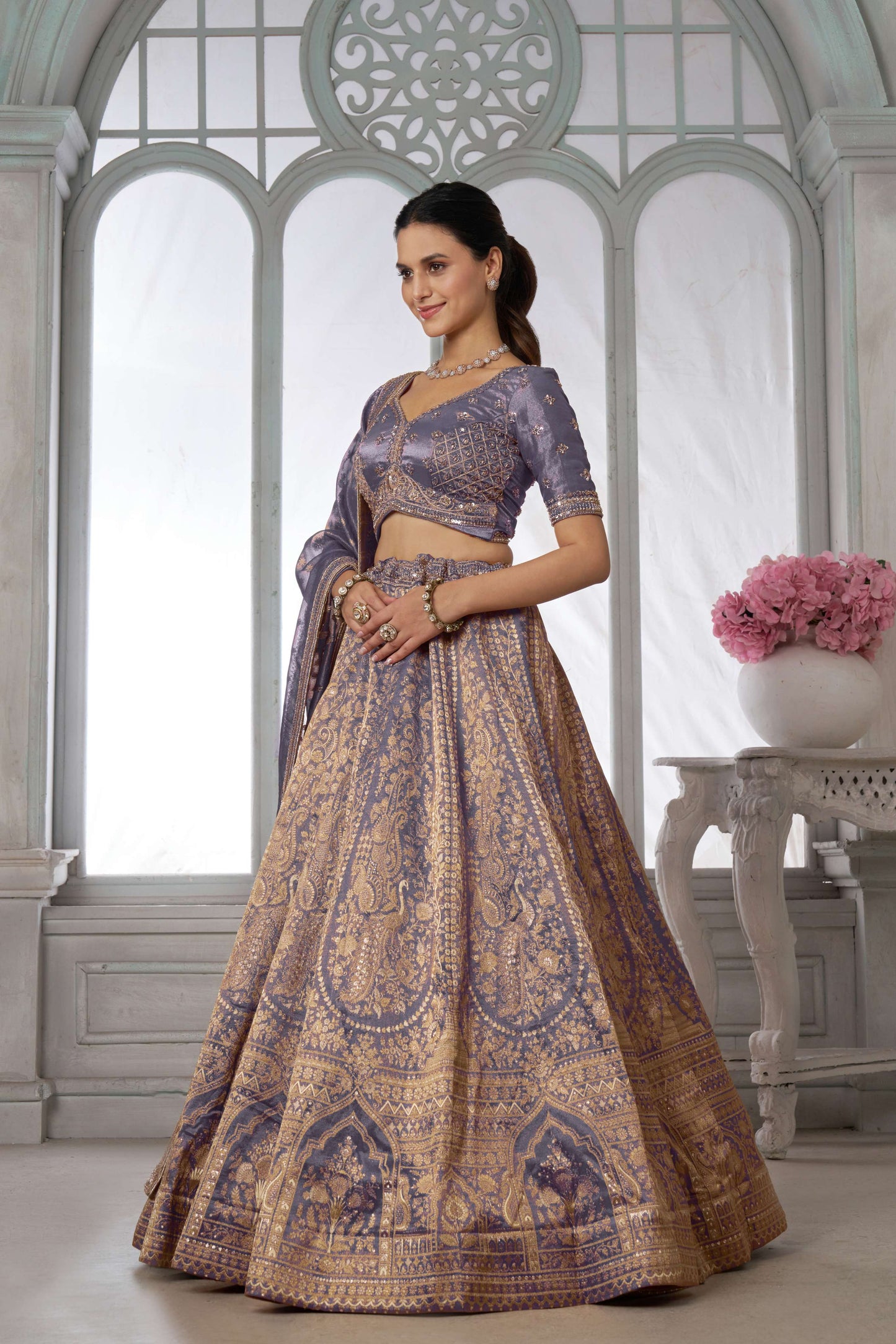 Lavender Designer Lehenga 2210