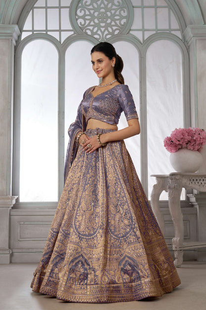Lavender Designer Lehenga 2210