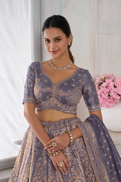 Lavender Designer Lehenga 2210