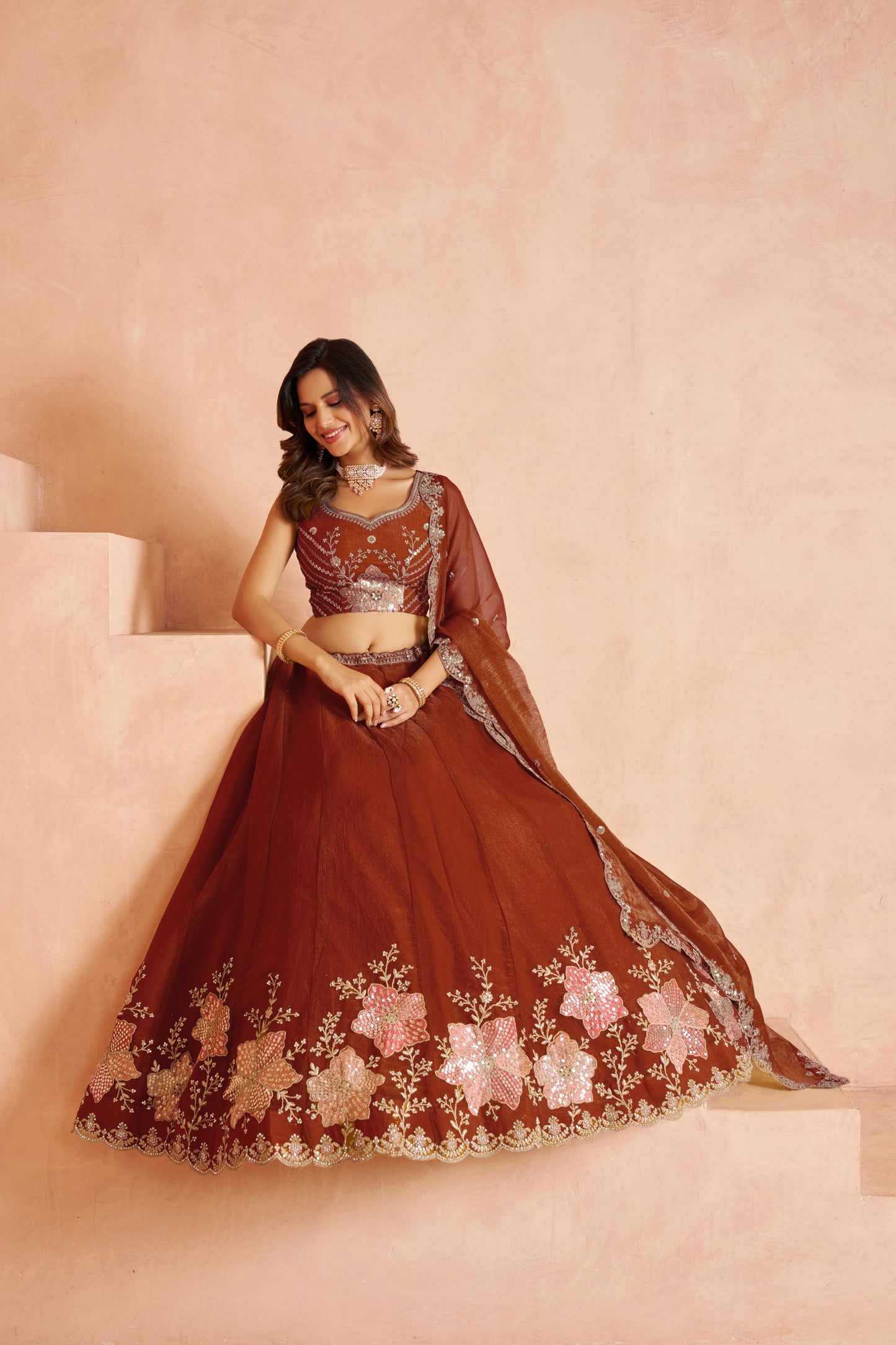 Mehendi Green Designer Lehenga 2216