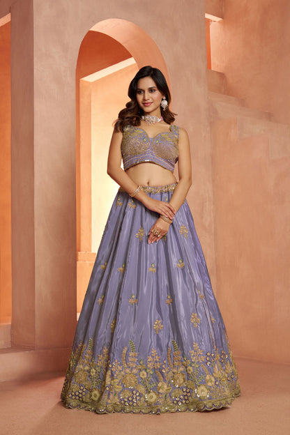 Purple Designer Lehenga 2243