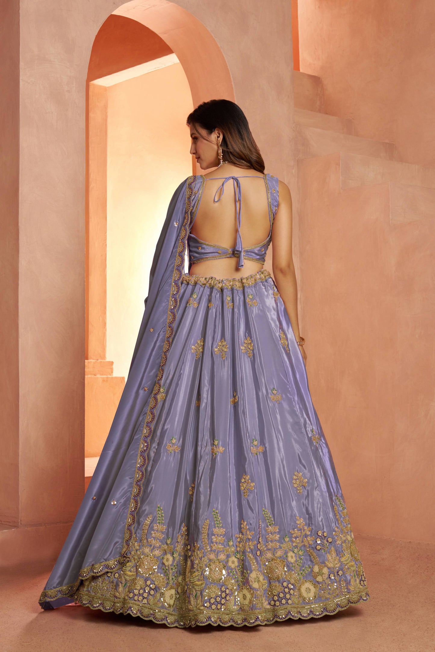 Purple Designer Lehenga 2243