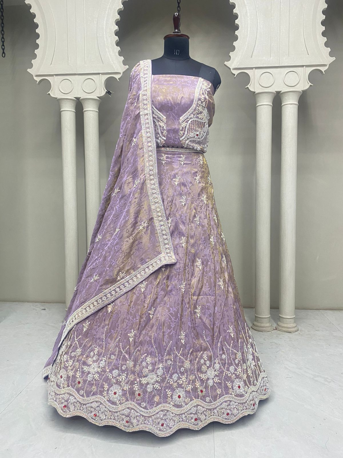 Purple Designer Lehenga 2248