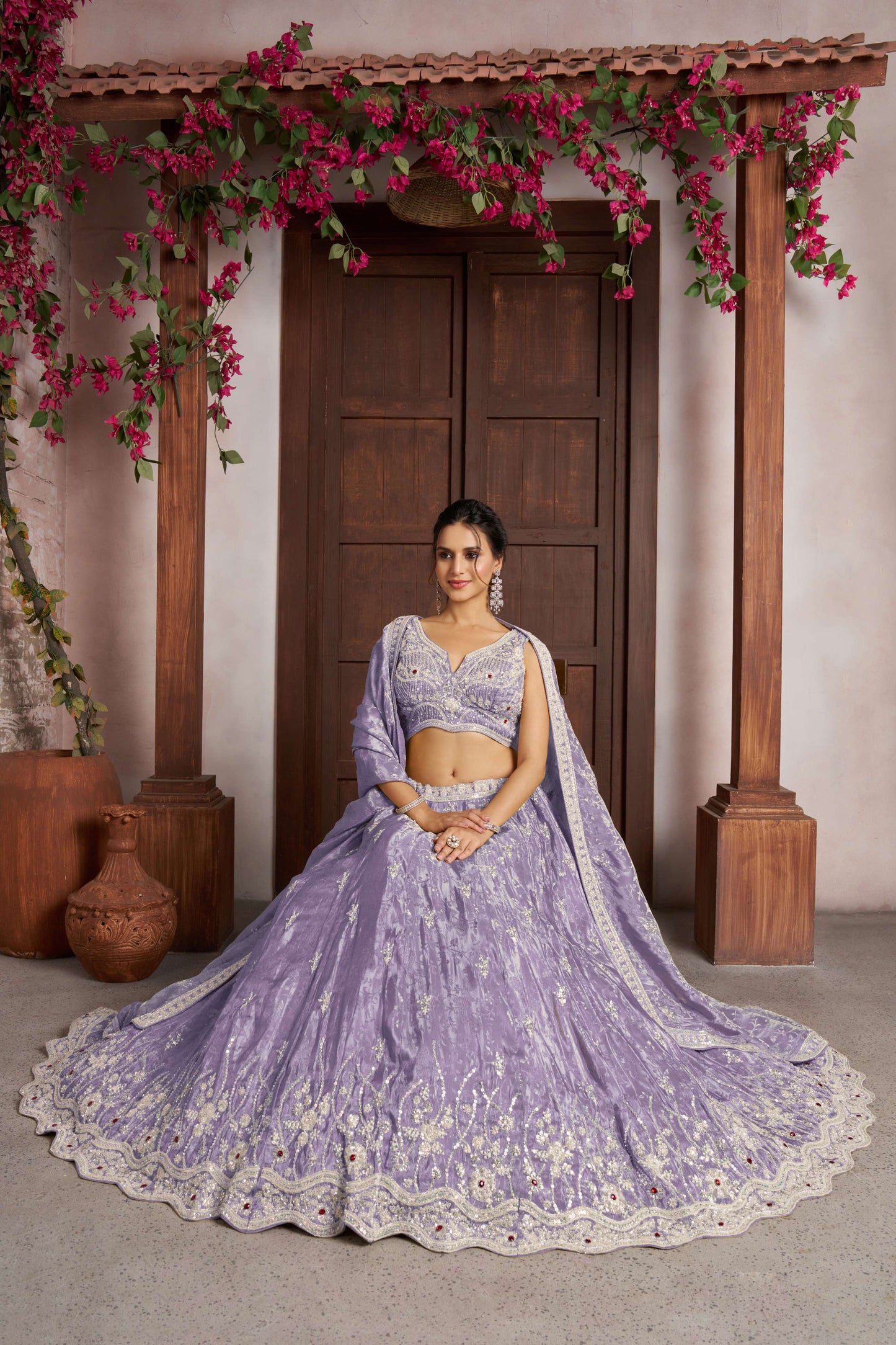 Purple Designer Lehenga 2248
