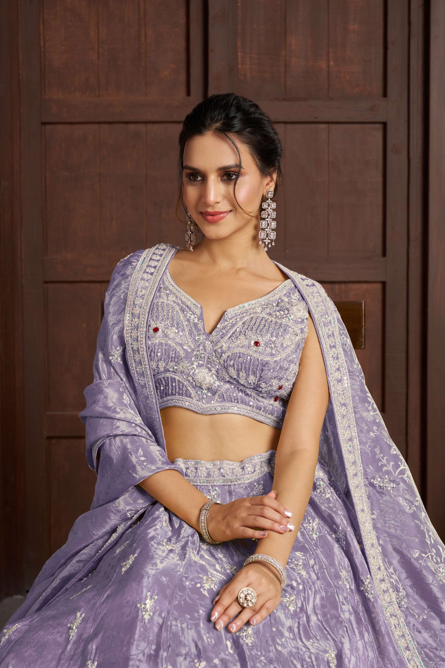 Purple Designer Lehenga 2248