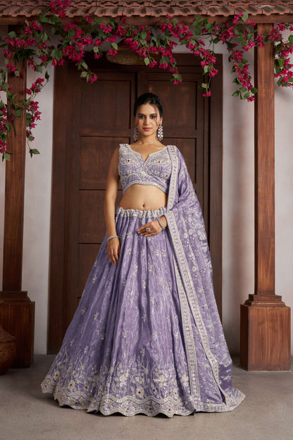 Purple Designer Lehenga 2248