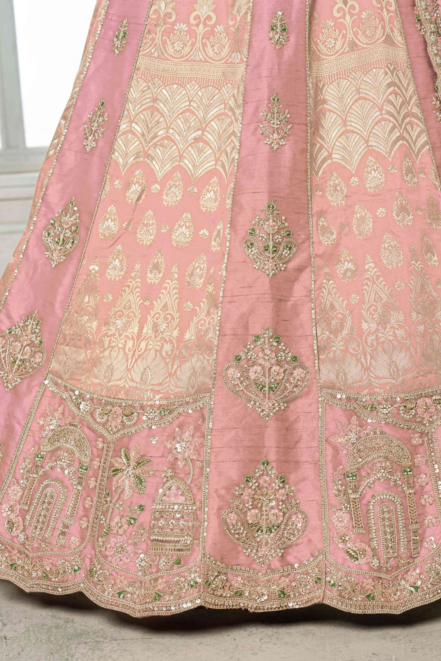 Rust Orange Designer Lehenga 2250
